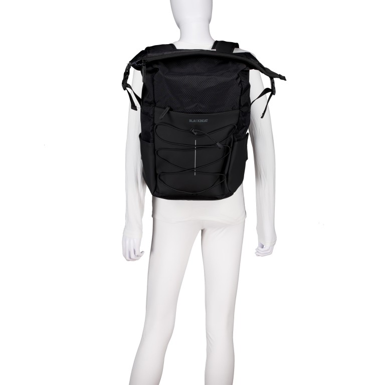 Rucksack Trondheim Windsor Schwarz, Farbe: schwarz, Marke: Blackbeat, EAN: 4066727006448, Abmessungen in cm: 26.5x42x13, Bild 4 von 8