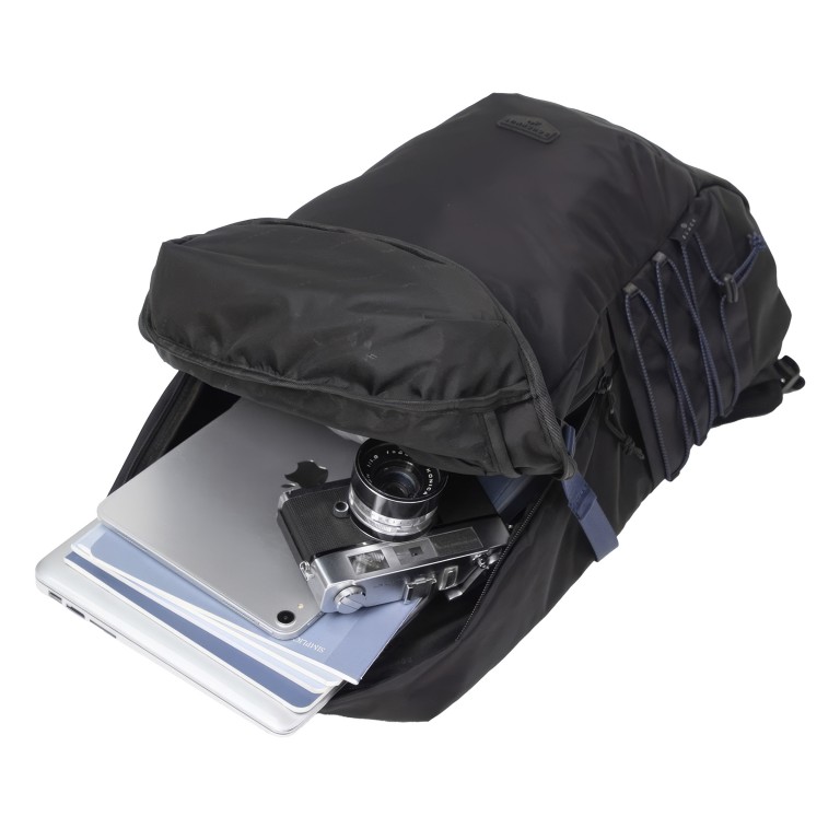 Rucksack The Actualise Series Astir Large mit Laptopfach 15 Zoll Black, Farbe: schwarz, Marke: Doughnut, EAN: 4895222513447, Abmessungen in cm: 31x54x19, Bild 6 von 13
