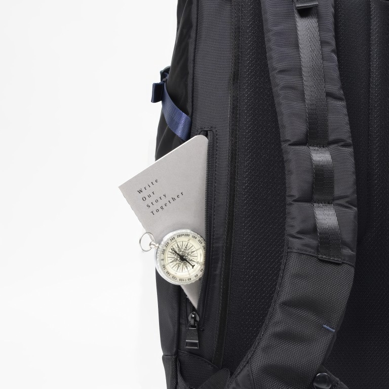Rucksack The Actualise Series Astir Large mit Laptopfach 15 Zoll Black, Farbe: schwarz, Marke: Doughnut, EAN: 4895222513447, Abmessungen in cm: 31x54x19, Bild 7 von 13