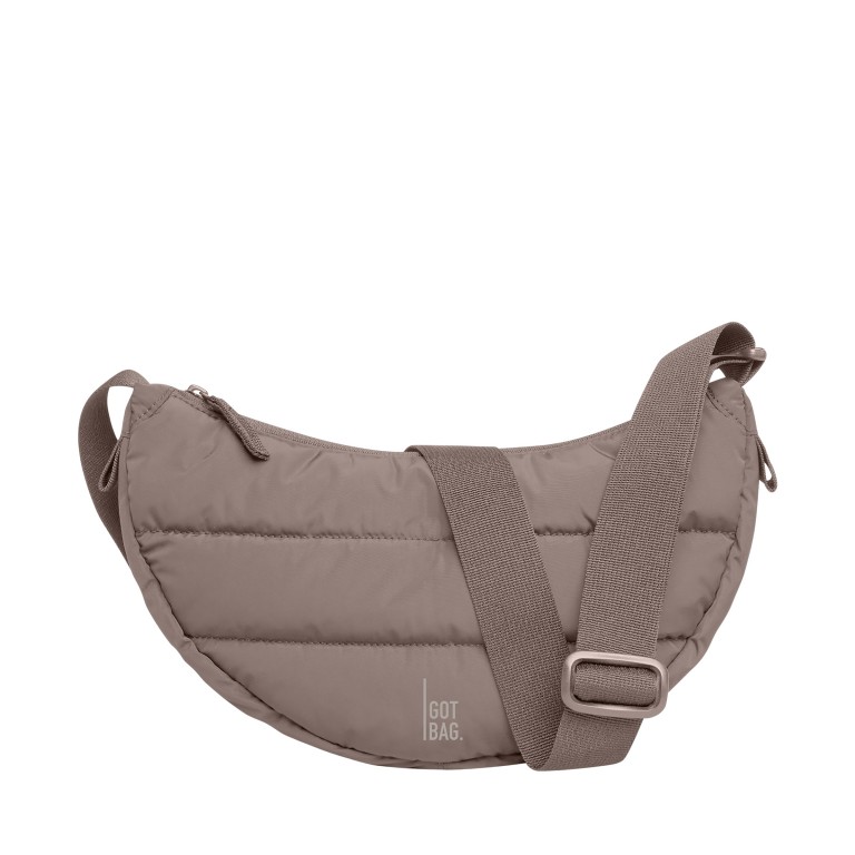 Beuteltasche Puffer Moon Bag Small Monochrome Oyster, Farbe: taupe/khaki, Marke: Got Bag, EAN: 4262457050229, Abmessungen in cm: 32x18x9, Bild 1 von 7