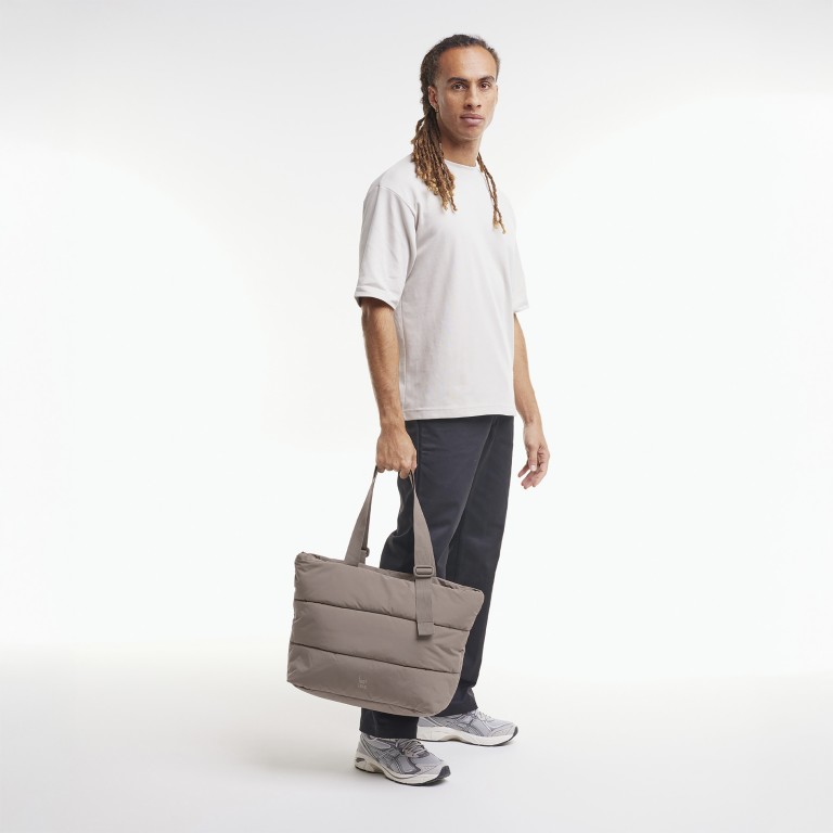 Shopper Puffer Tote Bag Monochrome Oyster, Farbe: taupe/khaki, Marke: Got Bag, EAN: 4260483885242, Abmessungen in cm: 51x34x14, Bild 5 von 8