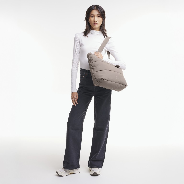 Shopper Puffer Tote Bag Monochrome Oyster, Farbe: taupe/khaki, Marke: Got Bag, EAN: 4260483885242, Abmessungen in cm: 51x34x14, Bild 6 von 8