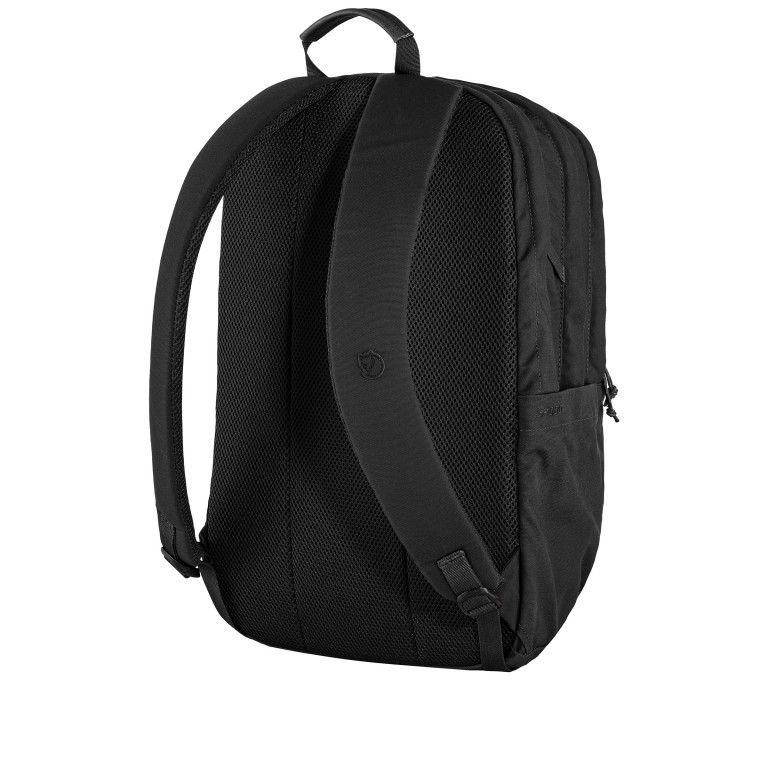 Rucksack Räven mit Laptopfach 15 Zoll Volumen 28 Liter Black Black, Farbe: schwarz, Marke: Fjällräven, EAN: 7323451102240, Abmessungen in cm: 36x47x15.5, Bild 3 von 8