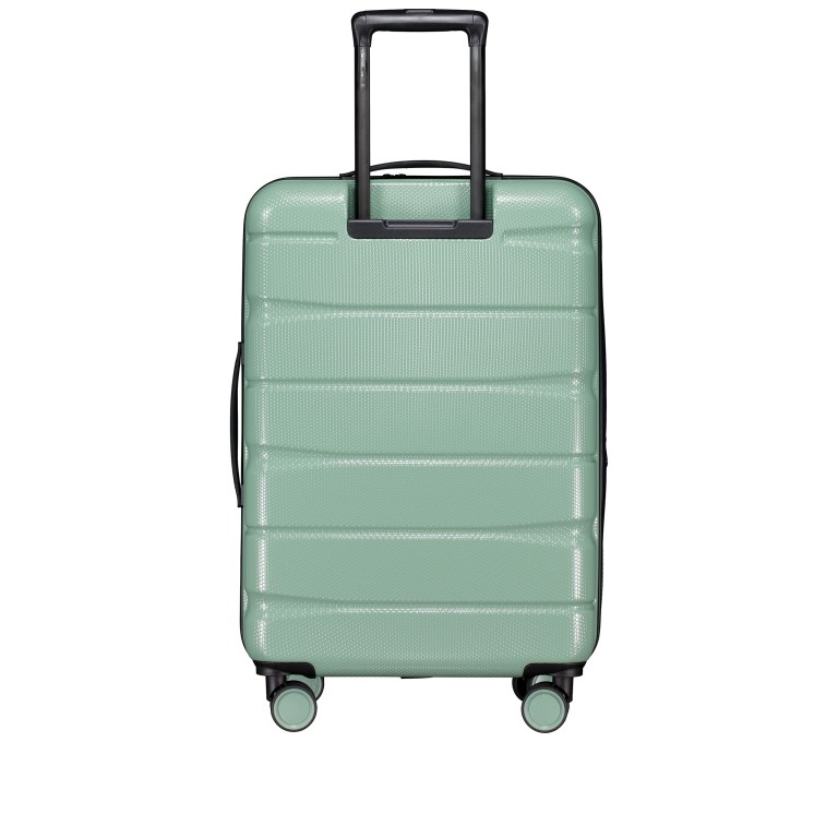 Koffer FLA13 erweiterbar Größe M Light Green, Farbe: grün/oliv, Marke: Flanigan, EAN: 4066727003560, Abmessungen in cm: 44.5x66x28, Bild 5 von 9