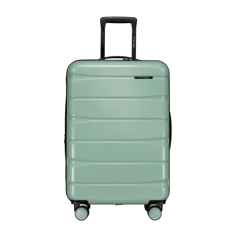 Koffer FLA13 erweiterbar Größe M Light Green, Farbe: grün/oliv, Marke: Flanigan, EAN: 4066727003560, Abmessungen in cm: 44.5x66x28, Bild 1 von 9