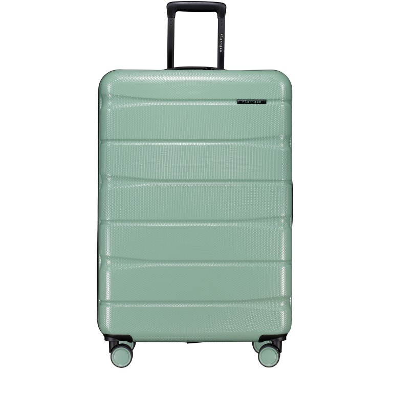 Koffer FLA13 Größe L Light Green, Farbe: grün/oliv, Marke: Flanigan, EAN: 4066727003577, Abmessungen in cm: 51x76x31, Bild 1 von 8