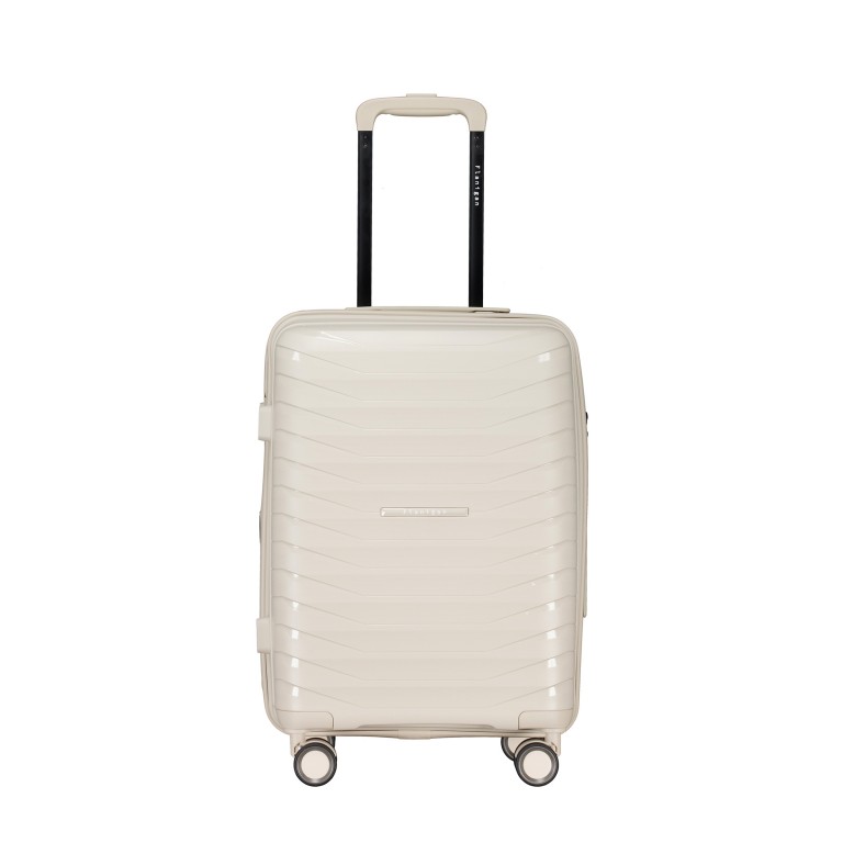 Koffer FLP15 erweiterbar Größe S Beige, Farbe: beige, Marke: Flanigan, EAN: 4066727003591, Abmessungen in cm: 40x55x22, Bild 1 von 12