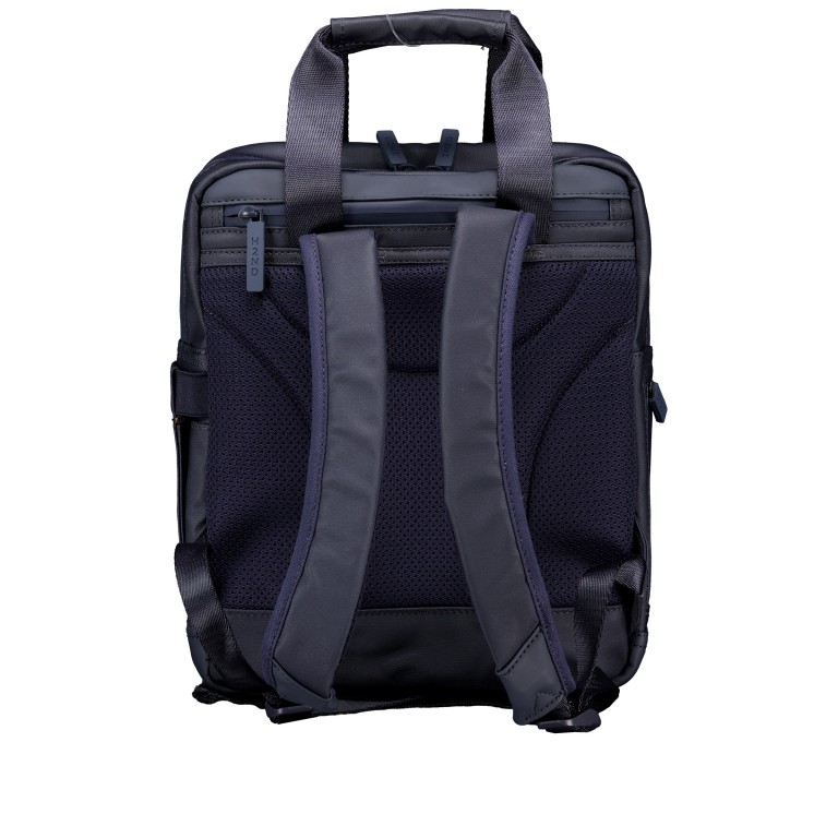 Rucksack City-Lights Hamburg L CL-12679 Midnight Navy, Farbe: blau/petrol, Marke: Harbour 2nd, EAN: 4046478074040, Abmessungen in cm: 26x30x12, Bild 3 von 6