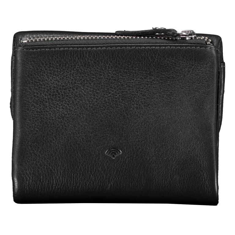 Geldbörse Nappa mit RFID-Schutz Black, Farbe: schwarz, Marke: Hausfelder Manufaktur, EAN: 4065646024182, Abmessungen in cm: 11.5x9.2x2.5, Bild 3 von 5