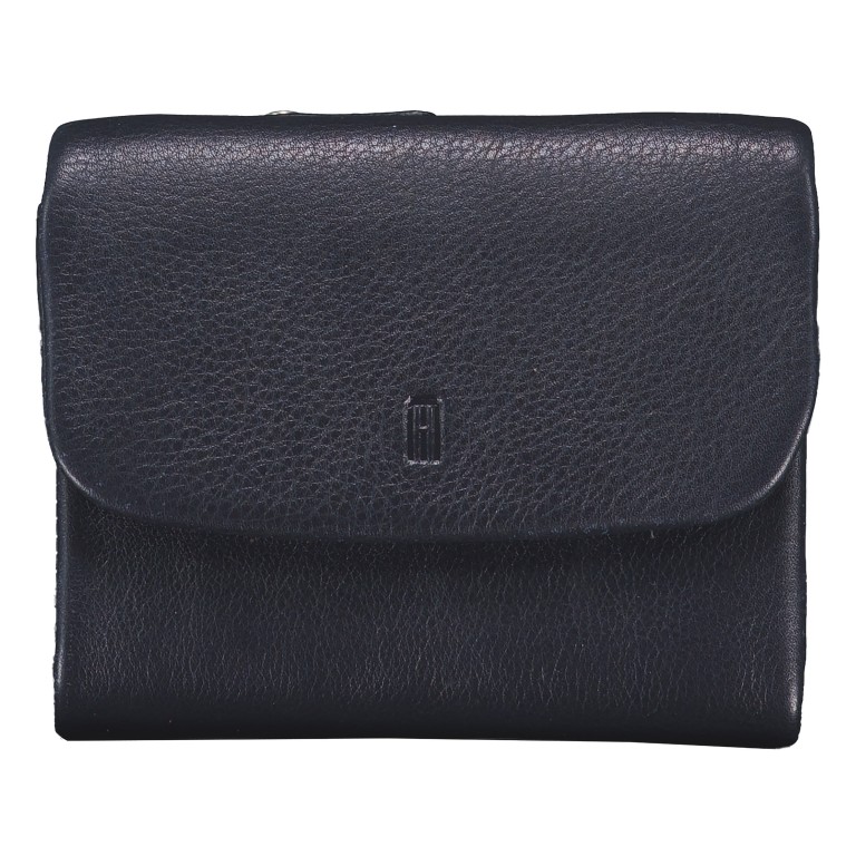 Geldbörse Nappa mit RFID-Schutz Dark Blue, Farbe: blau/petrol, Marke: Hausfelder Manufaktur, EAN: 4065646024199, Abmessungen in cm: 11.5x9.2x2.5, Bild 1 von 5