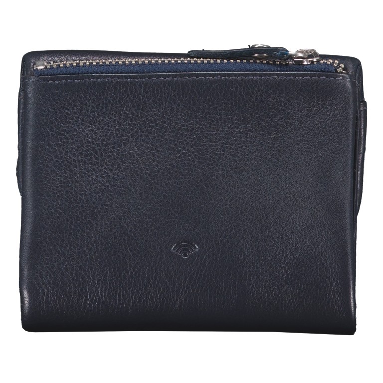 Geldbörse Nappa mit RFID-Schutz Dark Blue, Farbe: blau/petrol, Marke: Hausfelder Manufaktur, EAN: 4065646024199, Abmessungen in cm: 11.5x9.2x2.5, Bild 3 von 5