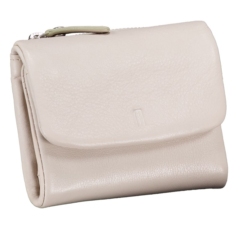 Geldbörse Nappa mit RFID-Schutz Light Beige, Farbe: beige, Marke: Hausfelder Manufaktur, EAN: 4065646024229, Abmessungen in cm: 11.5x9.2x2.5, Bild 2 von 5