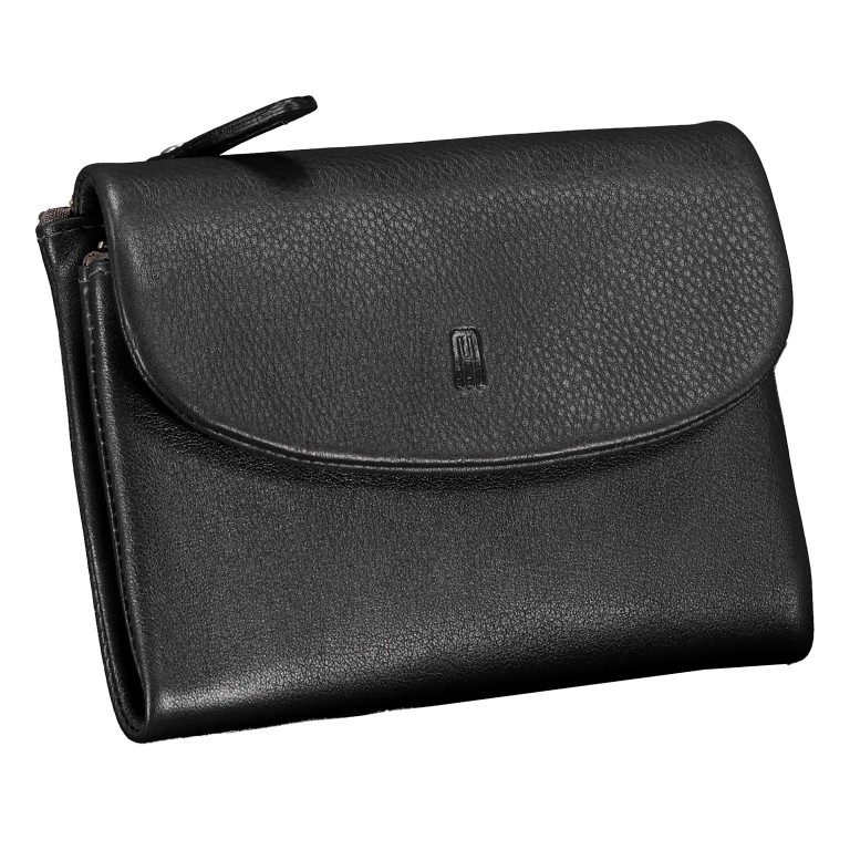 Geldbörse Nappa mit RFID-Schutz Black, Farbe: schwarz, Marke: Hausfelder Manufaktur, EAN: 4065646024236, Abmessungen in cm: 13.5x9.7x2.7, Bild 2 von 4