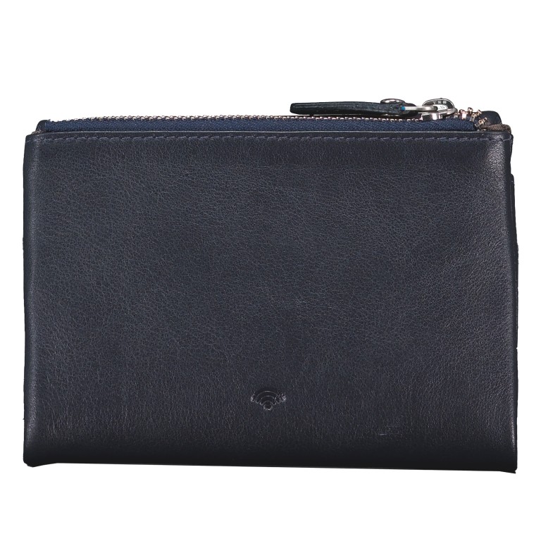 Geldbörse Nappa mit RFID-Schutz Dark Blue, Farbe: blau/petrol, Marke: Hausfelder Manufaktur, EAN: 4065646024243, Abmessungen in cm: 13.5x9.7x2.7, Bild 3 von 4
