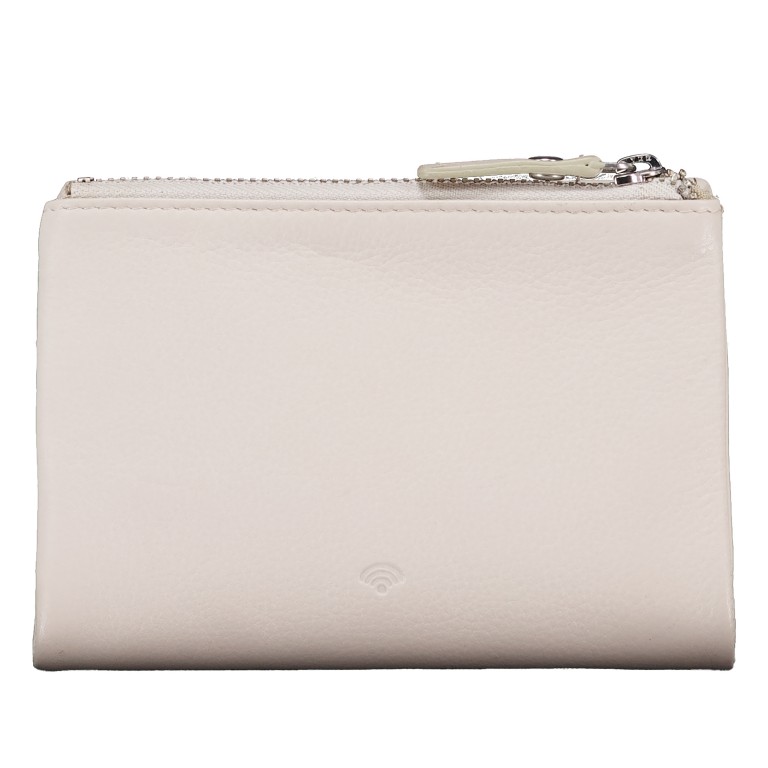 Geldbörse Nappa mit RFID-Schutz Light Beige, Farbe: beige, Marke: Hausfelder Manufaktur, EAN: 4065646024274, Abmessungen in cm: 13.5x9.7x2.7, Bild 3 von 4