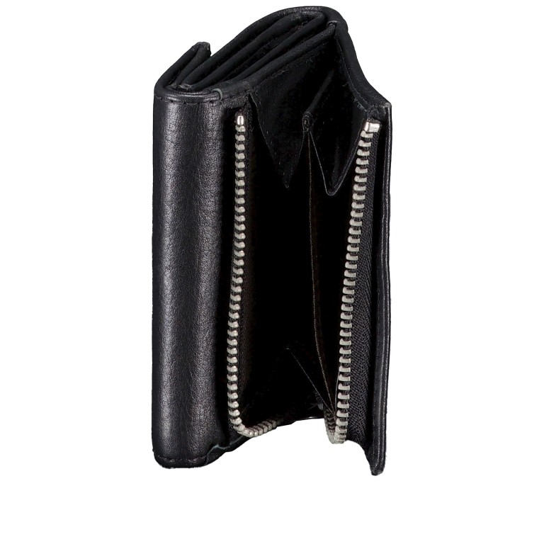 Geldbörse Nappa mit RFID-Schutz Black, Farbe: schwarz, Marke: Hausfelder Manufaktur, EAN: 4065646024281, Abmessungen in cm: 9.8x8.5x3, Bild 5 von 5