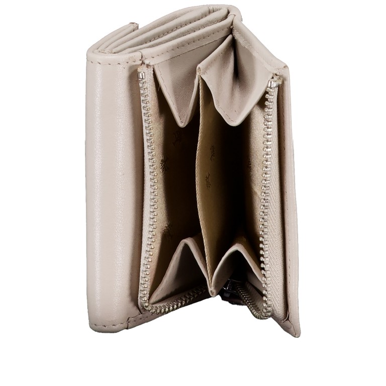 Geldbörse Nappa mit RFID-Schutz Light Beige, Farbe: beige, Marke: Hausfelder Manufaktur, EAN: 4065646024311, Abmessungen in cm: 9.8x8.5x3, Bild 5 von 5