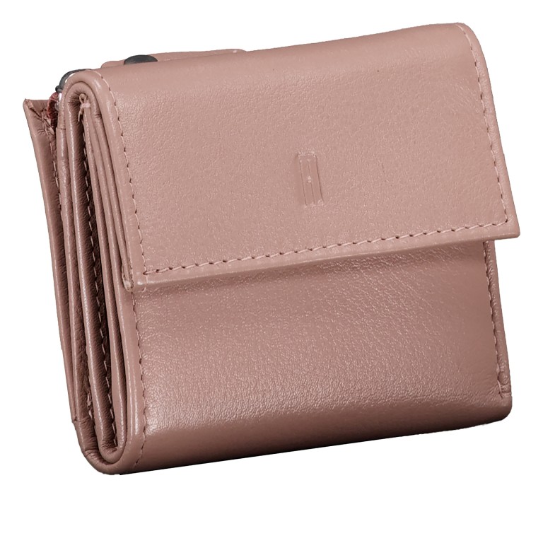 Geldbörse Nappa mit RFID-Schutz Rose, Farbe: rosa/pink, Marke: Hausfelder Manufaktur, EAN: 4065646024328, Abmessungen in cm: 9.8x8.5x3, Bild 2 von 5