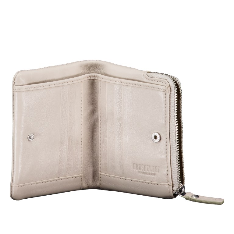 Geldbörse Nappa Light Beige, Farbe: beige, Marke: Hausfelder Manufaktur, EAN: 4065646024335, Abmessungen in cm: 9.5x11.5x2.5, Bild 4 von 4