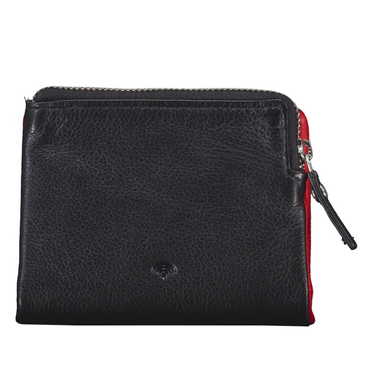 Geldbörse Nappa Black Multi, Farbe: schwarz, Marke: Hausfelder Manufaktur, EAN: 4065646024359, Abmessungen in cm: 9.5x11.5x2.5, Bild 3 von 4