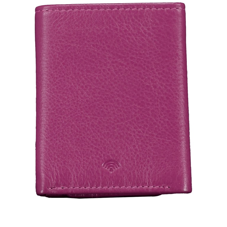 Geldbörse Nappa mit RFID-Schutz Pink, Farbe: rosa/pink, Marke: Hausfelder Manufaktur, EAN: 4065646024366, Abmessungen in cm: 10x8x2, Bild 3 von 5