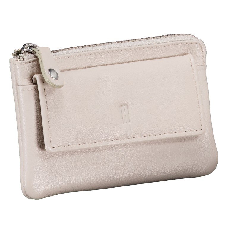 Schlüsseletui Nappa Light Beige, Farbe: beige, Marke: Hausfelder Manufaktur, EAN: 4065646024380, Abmessungen in cm: 12.5x7x1, Bild 2 von 4