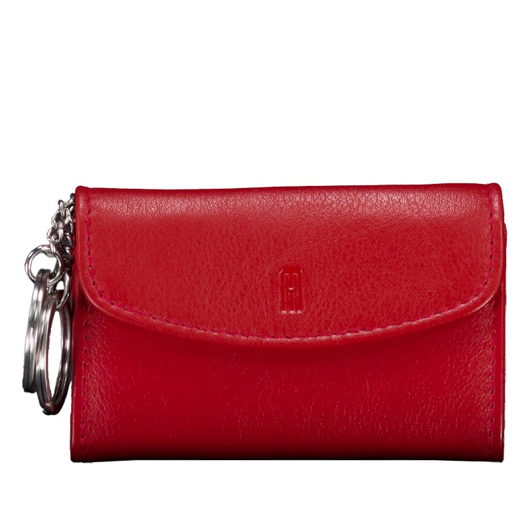 Schlüsseletui Red, Farbe: rot/weinrot, Marke: Hausfelder Manufaktur, EAN: 4065646024397, Abmessungen in cm: 10.5x6.8x1.7, Bild 1 von 4