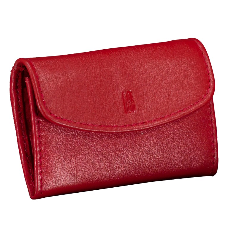 Schlüsseletui Red, Farbe: rot/weinrot, Marke: Hausfelder Manufaktur, EAN: 4065646024397, Abmessungen in cm: 10.5x6.8x1.7, Bild 2 von 4