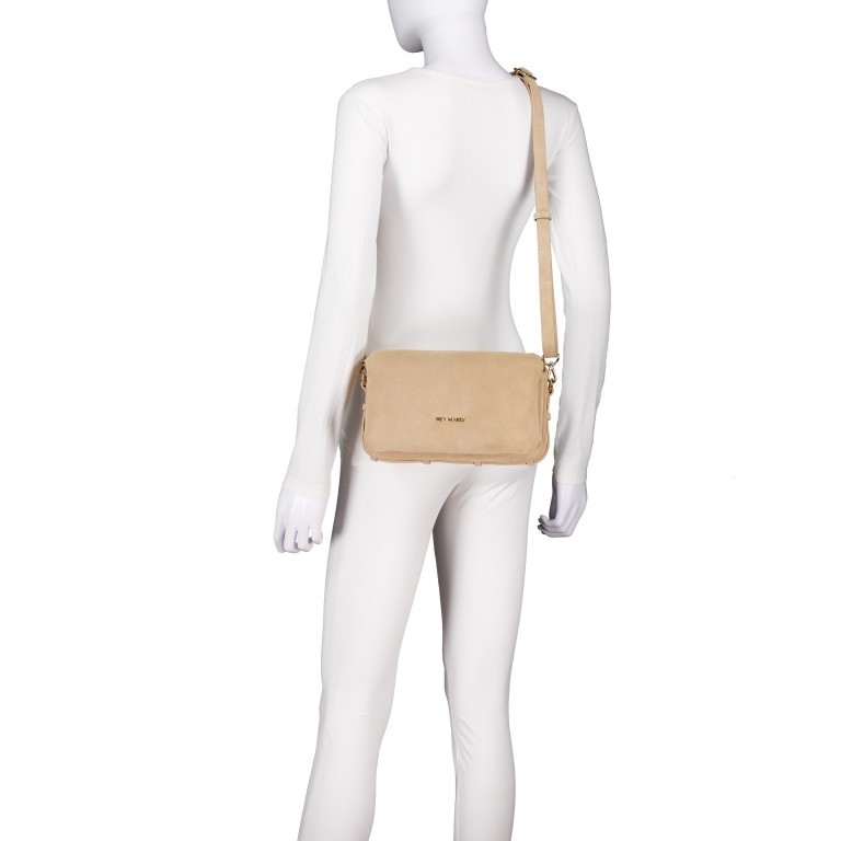 Umhängetasche Sassy Sister Suede Sand, Farbe: beige, Marke: Hey Marly, EAN: 4262459829618, Abmessungen in cm: 27x16x9, Bild 5 von 6