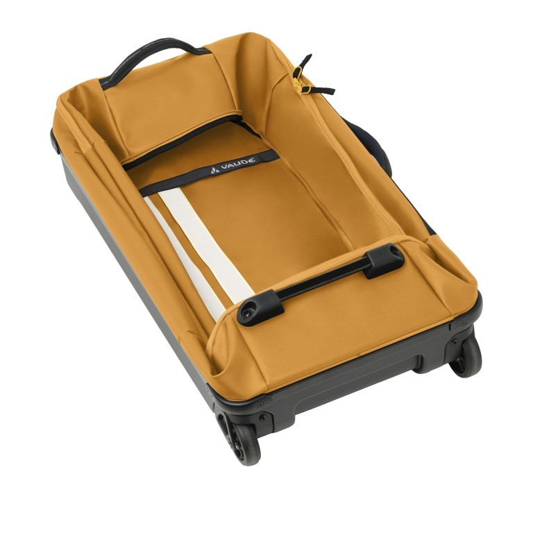 Reisetasche / Trolley Takutea 90 mit Rollen Silt Brown, Farbe: orange, Marke: Vaude, EAN: 4067729050729, Abmessungen in cm: 41x77x35, Bild 9 von 11