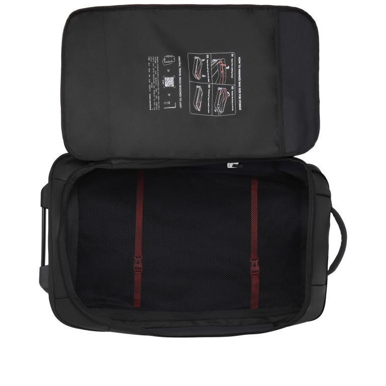 Reisetasche / Trolley Takutea 65 mit Rollen Black, Farbe: schwarz, Marke: Vaude, EAN: 4062218954816, Abmessungen in cm: 38x65x31, Bild 8 von 11