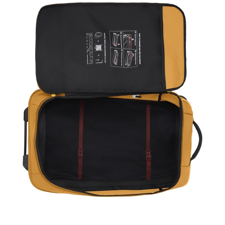 Reisetasche / Trolley Takutea 65 mit Rollen Silt Brown, Farbe: orange, Marke: Vaude, EAN: 4067729050927, Abmessungen in cm: 38x65x31, Bild 8 von 11