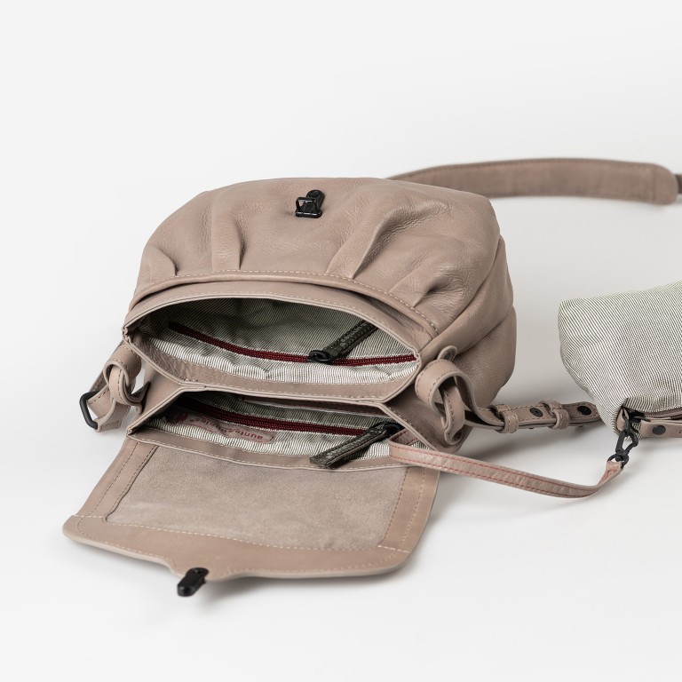 Umhängetasche Grandma's Luxury Club Mrs. Coconut Cake Vintage Khaki, Farbe: beige, Marke: Aunts & Uncles, EAN: 4255717208423, Abmessungen in cm: 22x18x13, Bild 6 von 8