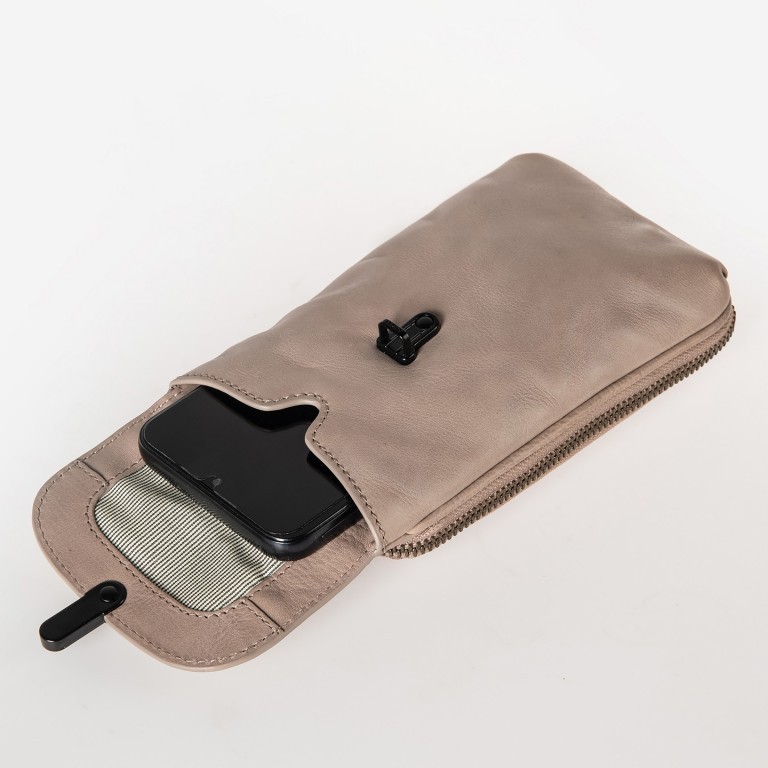 Handytasche Grandma's Luxury Club Mrs. Lemon Twist Vintage Khaki, Farbe: beige, Marke: Aunts & Uncles, EAN: 4255717204548, Abmessungen in cm: 11x18x3, Bild 7 von 9