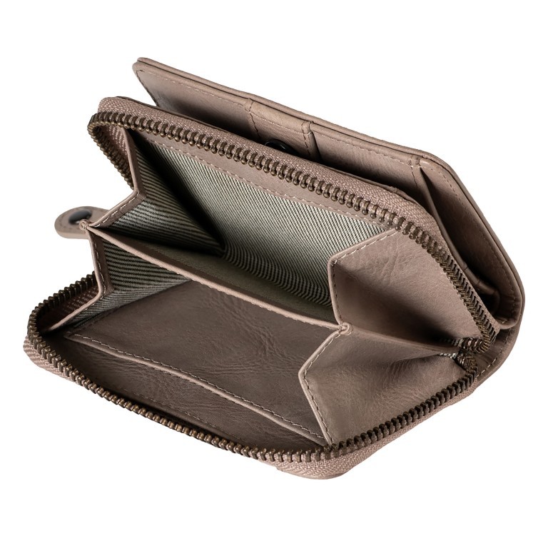 Geldbörse Grandma's Luxury Club Mrs. Elena mit RFID-Schutz Vintage Khaki, Farbe: beige, Marke: Aunts & Uncles, EAN: 4255717205071, Abmessungen in cm: 12x10x4, Bild 5 von 6