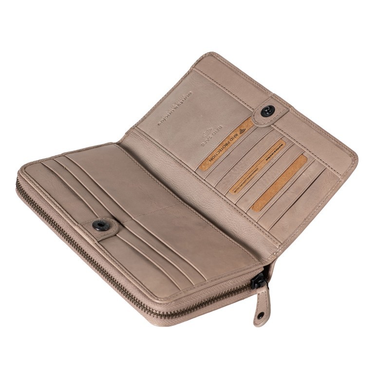 Geldbörse Grandma's Luxury Club Tilda Vintage Khaki, Farbe: beige, Marke: Aunts & Uncles, EAN: 4255717204982, Abmessungen in cm: 19x10x3, Bild 5 von 5