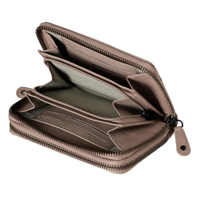 Geldbörse Grandma's Luxury Club Betty Vintage Khaki, Farbe: beige, Marke: Aunts & Uncles, EAN: 4255717205019, Abmessungen in cm: 14.5x9x3, Bild 5 von 5