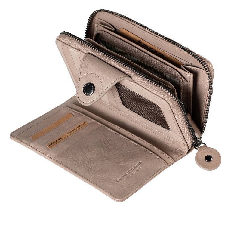 Geldbörse Grandma's Luxury Club Francis mit RFID-Schutz Vintage Khaki, Farbe: beige, Marke: Aunts & Uncles, EAN: 4255717205187, Abmessungen in cm: 15x9.5x2.5, Bild 4 von 7