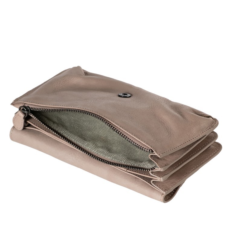 Geldbörse Grandma's Luxury Club Charlene mit RFID-Schutz Vintage Khaki, Farbe: beige, Marke: Aunts & Uncles, EAN: 4255717205255, Abmessungen in cm: 19.5x11x2.5, Bild 5 von 6