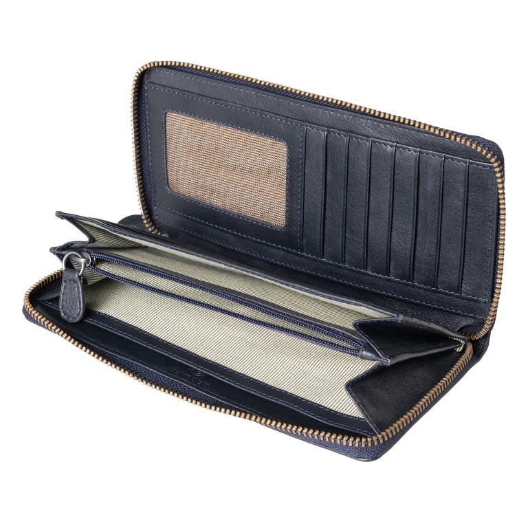Geldbörse Grandma's Luxury Club Cynthia mit RFID-Schutz Night Sky, Farbe: blau/petrol, Marke: Aunts & Uncles, EAN: 4255717202827, Abmessungen in cm: 20x10x2, Bild 4 von 6