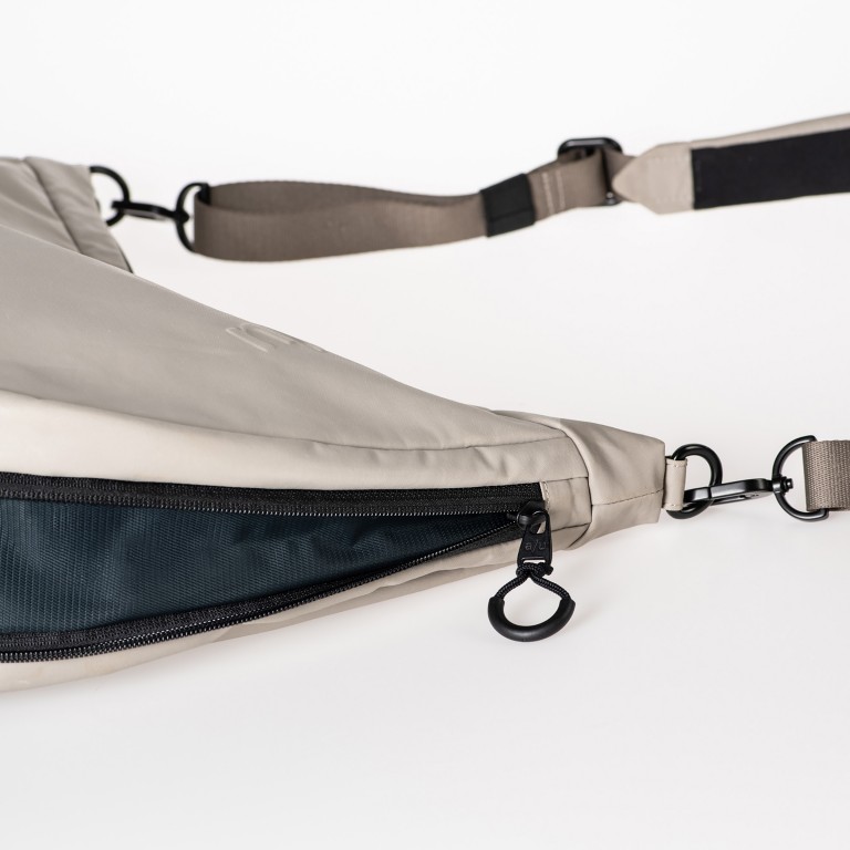 Beuteltasche Japan Re Koyoshi erweiterbar Driftwood, Farbe: beige, Marke: Aunts & Uncles, EAN: 4255717207105, Abmessungen in cm: 38x30x12, Bild 10 von 10
