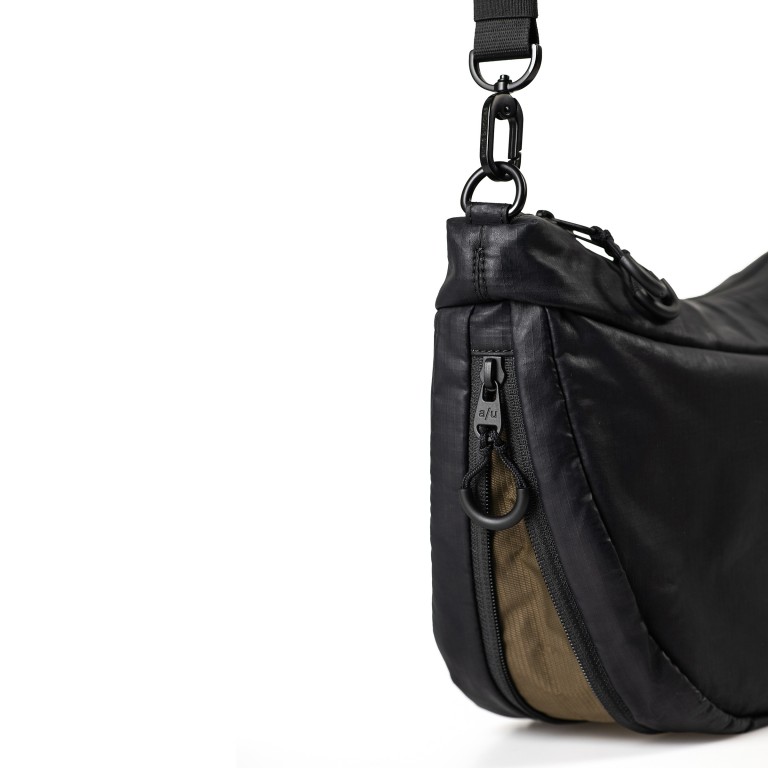 Beuteltasche Japan Re-Lite Toyo Black, Farbe: schwarz, Marke: Aunts & Uncles, EAN: 4255717208317, Abmessungen in cm: 33x21x10, Bild 7 von 8