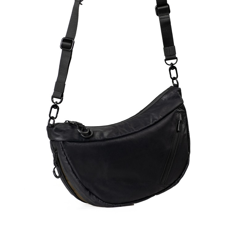 Beuteltasche Japan Re-Lite Toyo Black, Farbe: schwarz, Marke: Aunts & Uncles, EAN: 4255717208317, Abmessungen in cm: 33x21x10, Bild 4 von 8