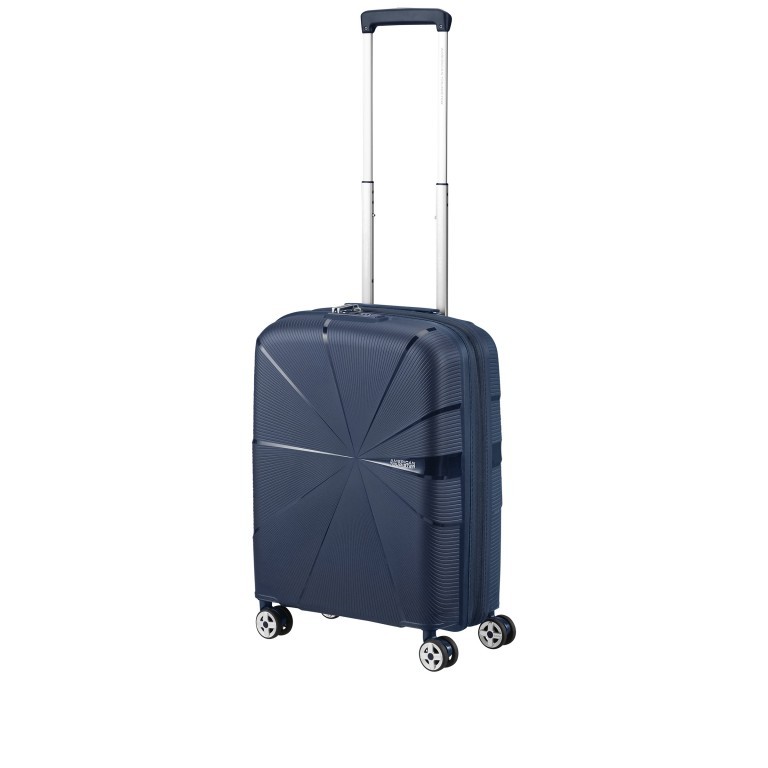 Koffer Starvibe Spinner 55 erweiterbar Navy, Farbe: blau/petrol, Marke: American Tourister, EAN: 5400520202499, Abmessungen in cm: 40x55x20, Bild 7 von 13