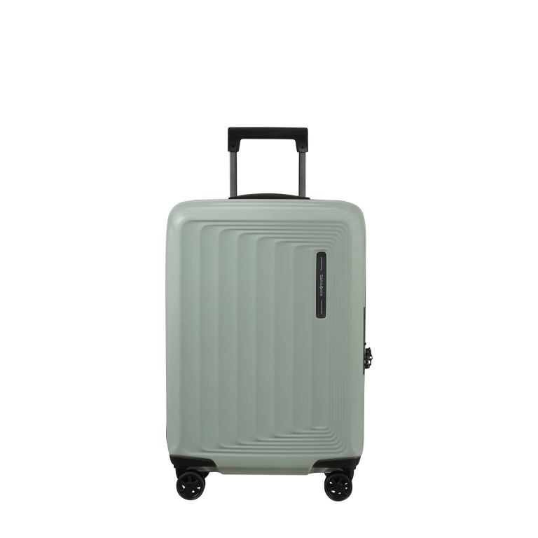 Koffer Nuon Spinner 55 erweiterbar Metallic Mineral Green, Farbe: grün/oliv, Marke: Samsonite, EAN: 5400520309051, Abmessungen in cm: 40x55x20, Bild 1 von 18