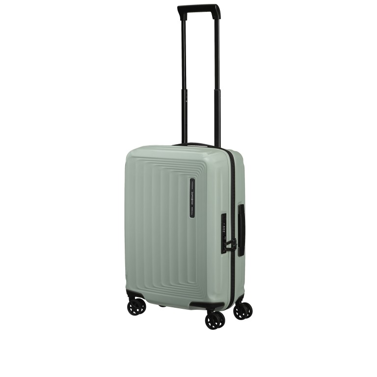 Koffer Nuon Spinner 55 erweiterbar Metallic Mineral Green, Farbe: grün/oliv, Marke: Samsonite, EAN: 5400520309051, Abmessungen in cm: 40x55x20, Bild 7 von 18