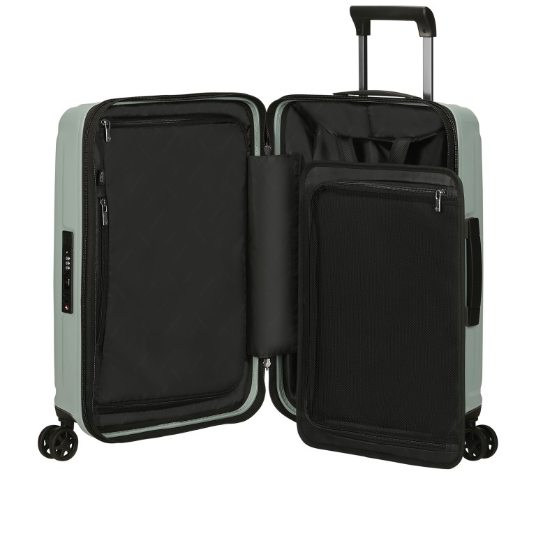 Koffer Nuon Spinner 55 erweiterbar Metallic Mineral Green, Farbe: grün/oliv, Marke: Samsonite, EAN: 5400520309051, Abmessungen in cm: 40x55x20, Bild 8 von 18