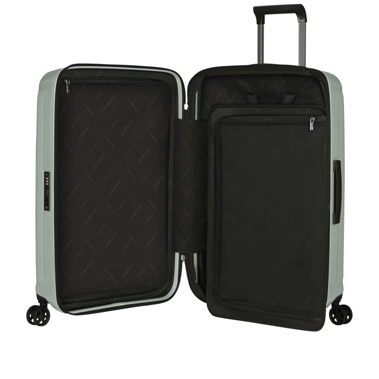 Koffer Nuon Spinner 69 erweiterbar Metallic Mineral Green, Farbe: grün/oliv, Marke: Samsonite, EAN: 5400520309075, Abmessungen in cm: 45x69x28, Bild 8 von 17