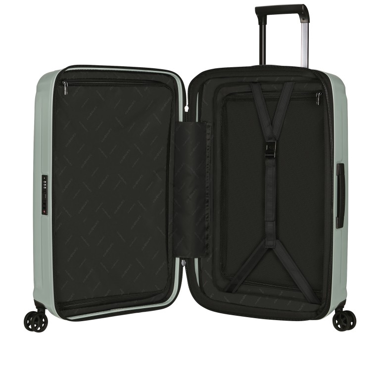 Koffer Nuon Spinner 69 erweiterbar Metallic Mineral Green, Farbe: grün/oliv, Marke: Samsonite, EAN: 5400520309075, Abmessungen in cm: 45x69x28, Bild 9 von 17