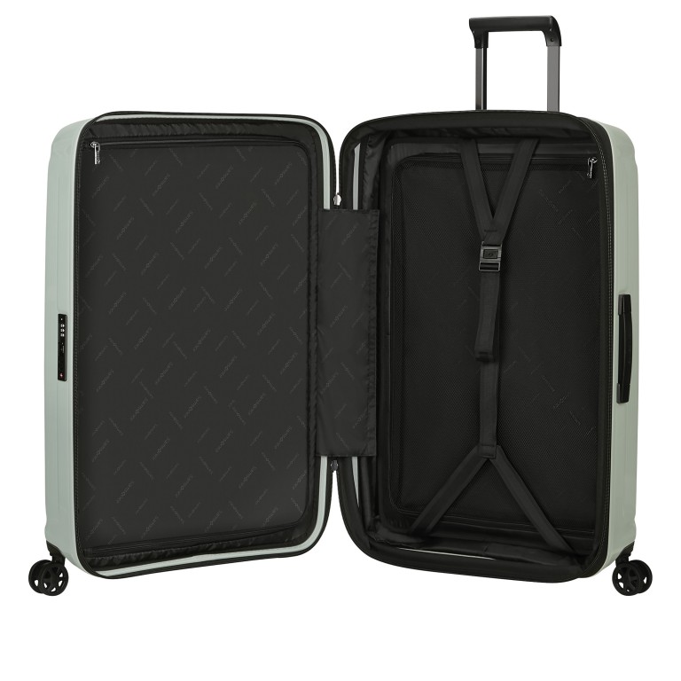 Koffer Nuon Spinner 75 erweiterbar Metallic Mineral Green, Farbe: grün/oliv, Marke: Samsonite, EAN: 5400520309099, Abmessungen in cm: 49x75x30, Bild 9 von 17